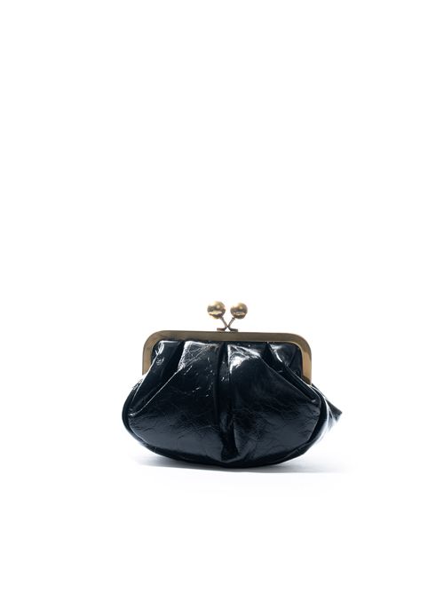 Borsa Pasticcino Small Navetta in pelle crinkled Nero WEEKEND MAX MARA | 2525516214600006
